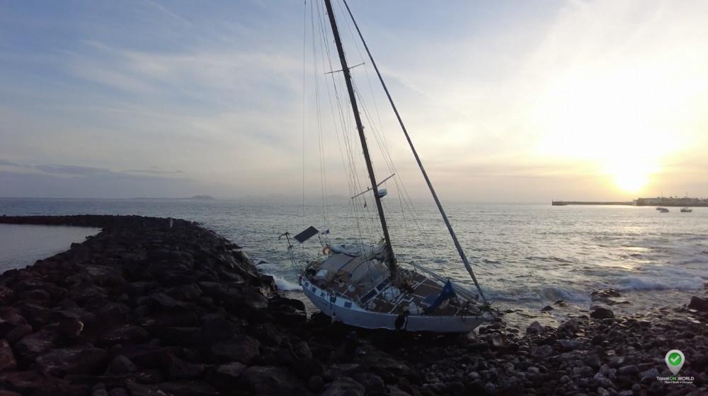 Lanzarote Boat on the Rocks Lanzarote Boat on the Rocks