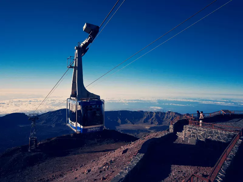 Mount Teide Cable Car Exists