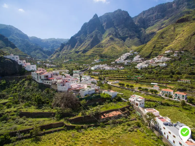 Town of Agaete: A quaint place from the Gran Canaria Map