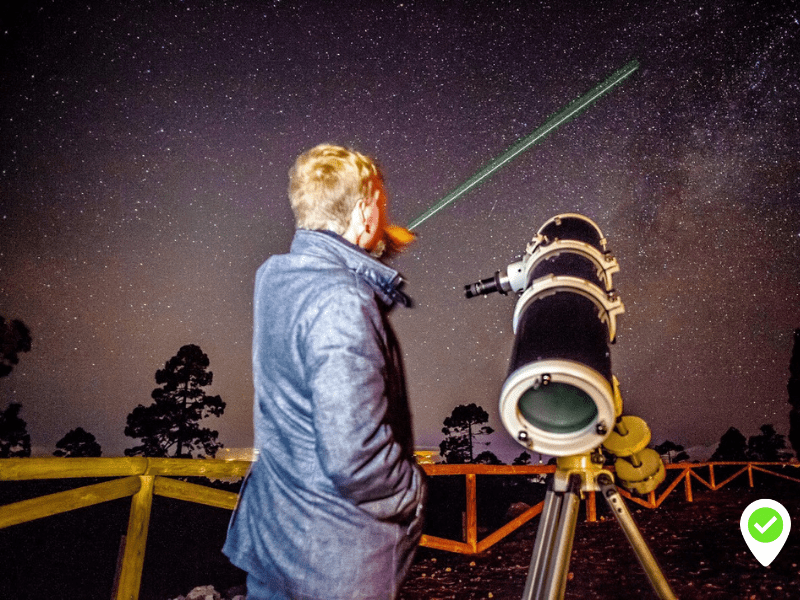 L'expérience d'observation des étoiles à Tenerife