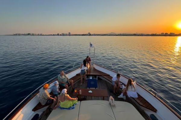 Larnaca: Sunset Cruise with a Glass of Wine