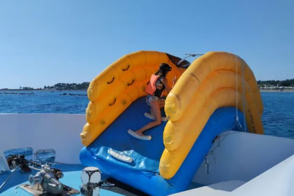 Paphos: Glass Bottom Boat Trip with Swimming or Snorkeling