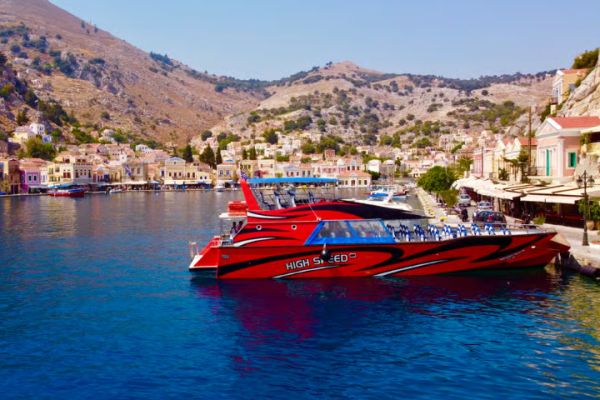 Rhodes: High-Speed Boat to Symi Island and St George's Bay